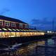 Waterfront scenery at night in Halifax, Nova Scotia