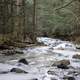 Blue Falls Running Stream in Nova Scotia