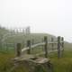 Fence at Cloture Point in Nova Scotia, Canada