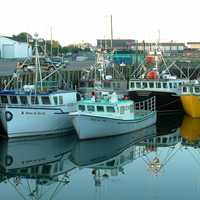 Lobster Fishing boats in Yarmouth, Nova Scotia