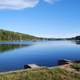 Mahone Bay landscape in Nova Scotia, Canada