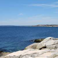 Peggy's Cove landscape in Nova Scotia