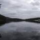 Cloudy landscape over the lake at Algonquin Provincial Park, Ontario