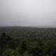 Foggy Sky over the Hills and Forest in Algonquin Provincial Park, Ontario