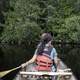 People Rowing a canoe at Algonquin Provincial Park, Ontario