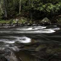 Smooth Whiskey Rapids at Algonquin Provincial Park, Ontario