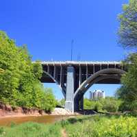 The Highway Bridge at Bronte Creek Provincial Park, Ontario, Canada