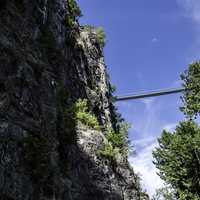 Eagle Canyon Wall and Suspension Bridge, Ontario