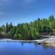 Above the Falls at Kakabeka Falls, Ontario, Canada