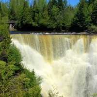 Frontal View of the Falls at Kakabeka Falls, Ontario, Canada