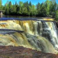 Across the Falls at Kakabeka Falls, Ontario, Canada