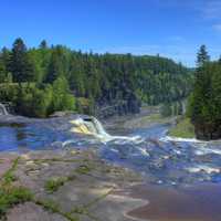 Scenic Landscape at Kakabeka Falls, Ontario, Canada