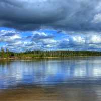 Across the River at Lake Nipigon, Ontario, Canada