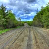 ATV Trail at Lake Nipigon, Ontario, Canada