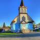 Church Steeple at Lake Nipigon, Ontario, Canada