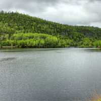 Lakeside landscape at Lake Nipigon, Ontario, Canada