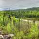 Scenic Roadway at Lake Nipigon, Ontario, Canada