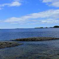 Seascape of nipigon at Lake Nipigon, Ontario, Canada