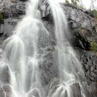 Tall Waterfall at Lake Nipigon, Ontario, Canada