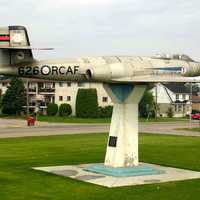 A CF-100 on display at Lee Park in North Bay, Ontario, Canada