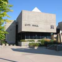 Brantford City Hall building in Ontario, Canada