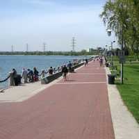 Spencer Smith Park on Burlington's waterfront in Ontario, Canada