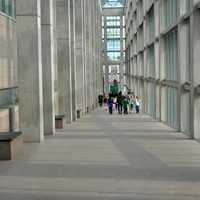 Art Gallery Corridors interior in Ottawa, British Columbia, Canada