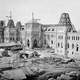 Centre Block on Parliament Hill under construction in 1863 in Ottawa, Ontario