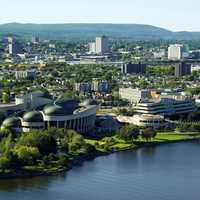 Cityscape and landscape view of Ottawa, Canada