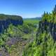 View of the canyon interior at Ouimet Canyon, Ontario, Canada