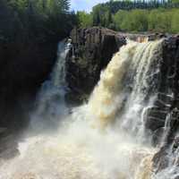 High Falls at Pigeon River Provincial Park, Ontario, Canada