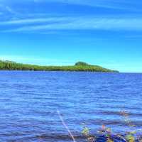 Hill Over Lake Superior at Pigeon River Provincial Park, Ontario, Canada