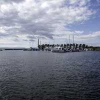 Boats at the Marina in Thunder Bay, Ontario