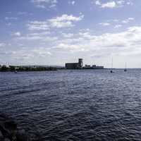 Factory on Lake Superior at Thunder Bay, Ontario