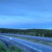 Roadway to Thunder bay in Thunder Bay, Ontario, Canada