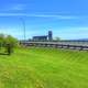 Bridge overlooking Bay in Thunder Bay, Ontario, Canada