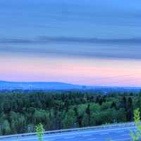 Fading Dusk in Thunder Bay, Ontario, Canada