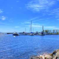 Marina and Harbor in Thunder Bay, Ontario, Canada