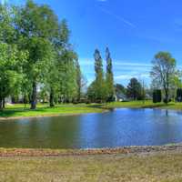 Pond in the Park in Thunder Bay, Ontario, Canada