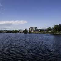 Shoreline Cityscape in Thunder Bay, Ontario, Canada