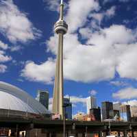 CN Tower and Skyline in Toronto, Ontario, Canada