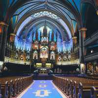 Notre Dame Cathedral of Montreal, Quebec, Canada