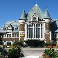 Gare du Palais Train Station in Quebec City, Canada