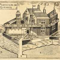 Quebec Settlement, 1608 in Quebec, Canada