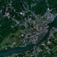 Satellite Image of Quebec City, Canada