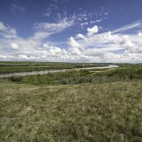 Saskachewan River Cutting through the landscape
