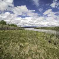 Upstream landscape on the Saskatchewan River