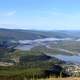 Landscape around Dawson City in the Yukon Territory