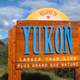 Welcoming Sign of the Yukon Territory, Canada