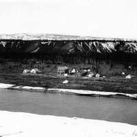 Panoramic View of the landscape around Whitehorse, Yukon Territory